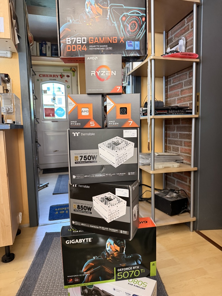 Aktuelle PC-Komponenten in der Wolfs Computer Werkstatt